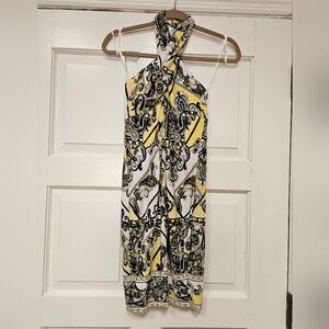 Cute Cache black & yellow dress